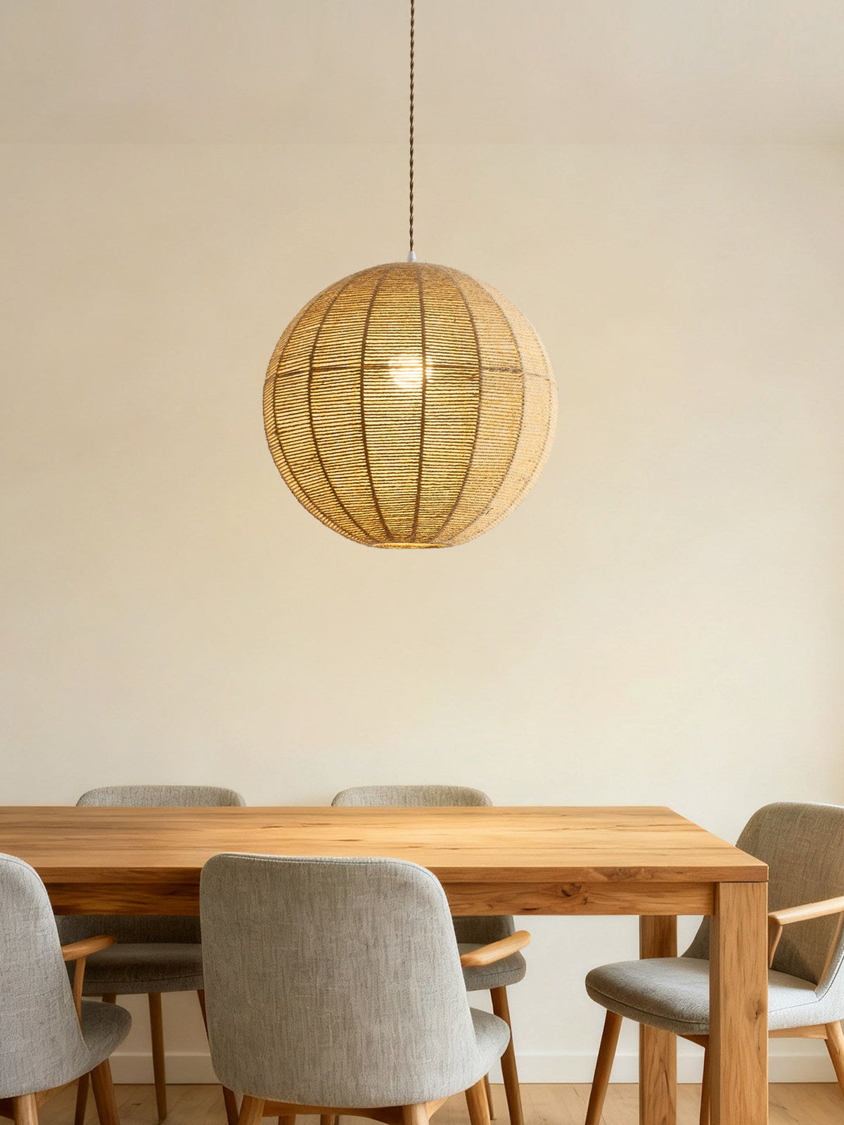 Meridian Rope Pendant Lamp — product view 6