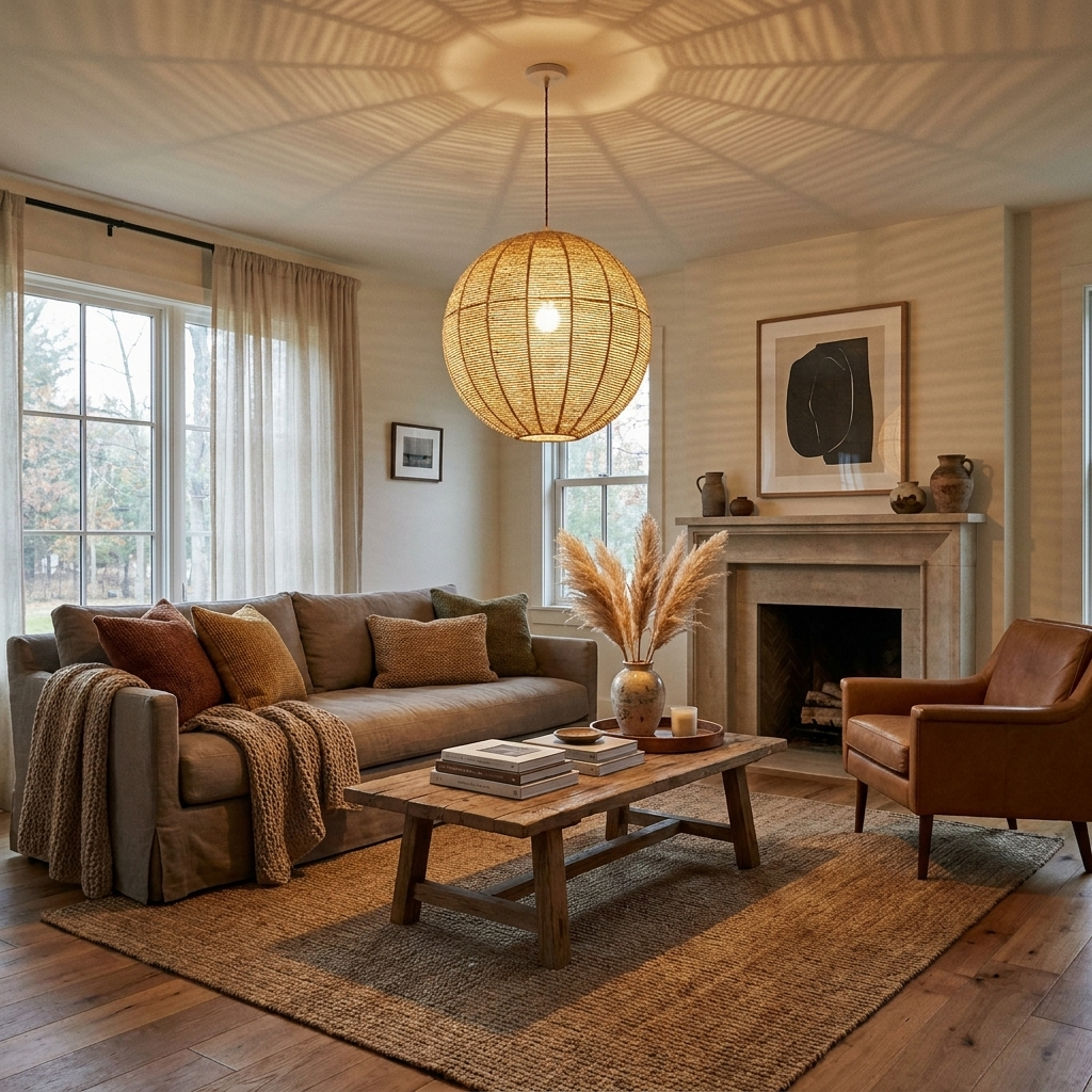 Meridian Rope Pendant Lamp — product view 4