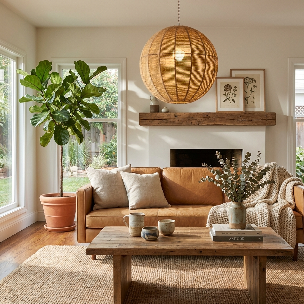 Meridian Rope Pendant Lamp — product view 2