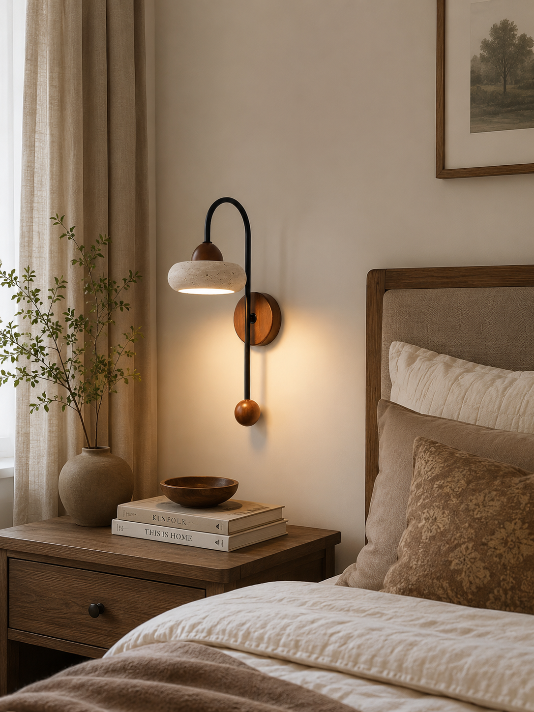 Morrison Travertine Wall Sconce — product view 5