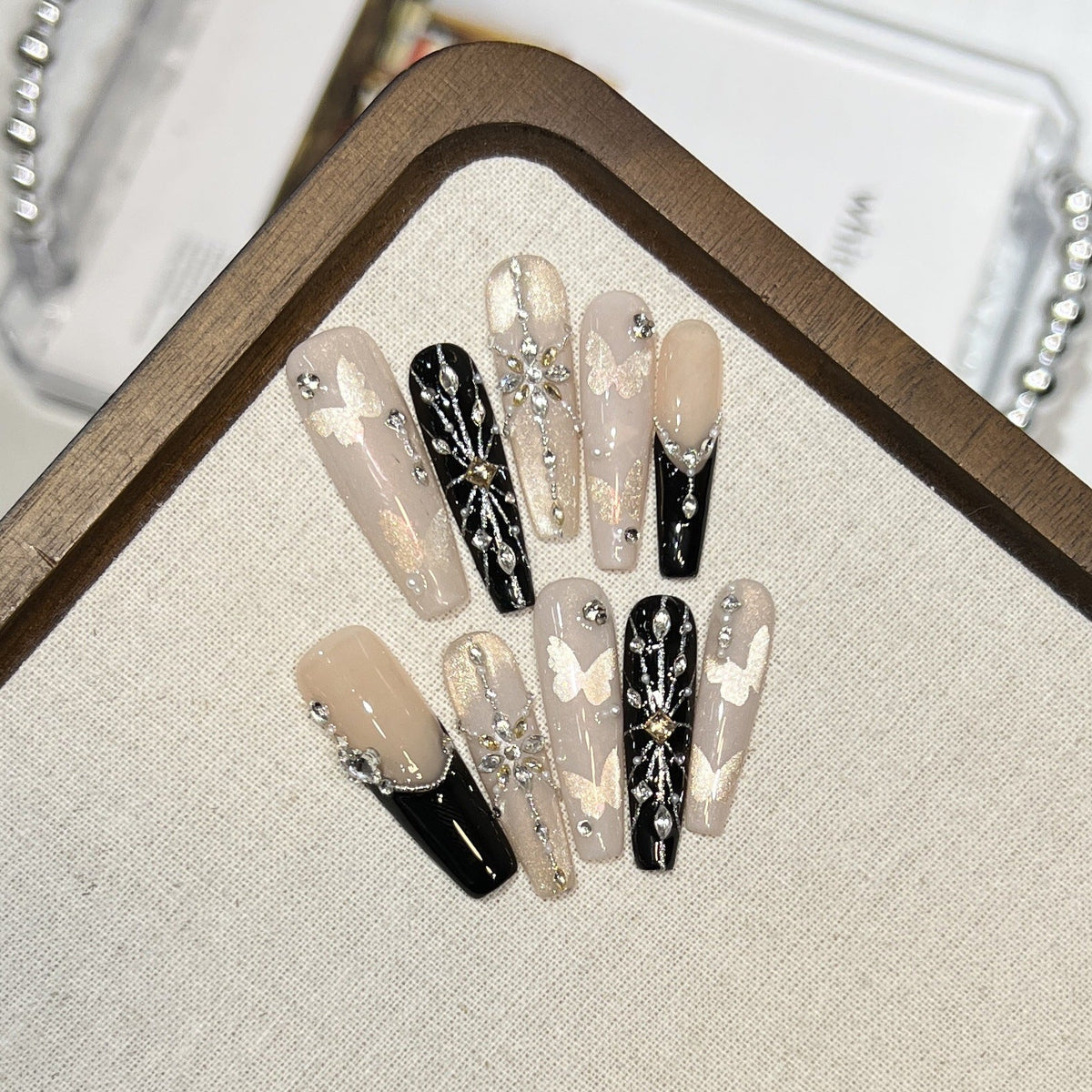 Decorative Butterfly Nail Art Tips — product view 5