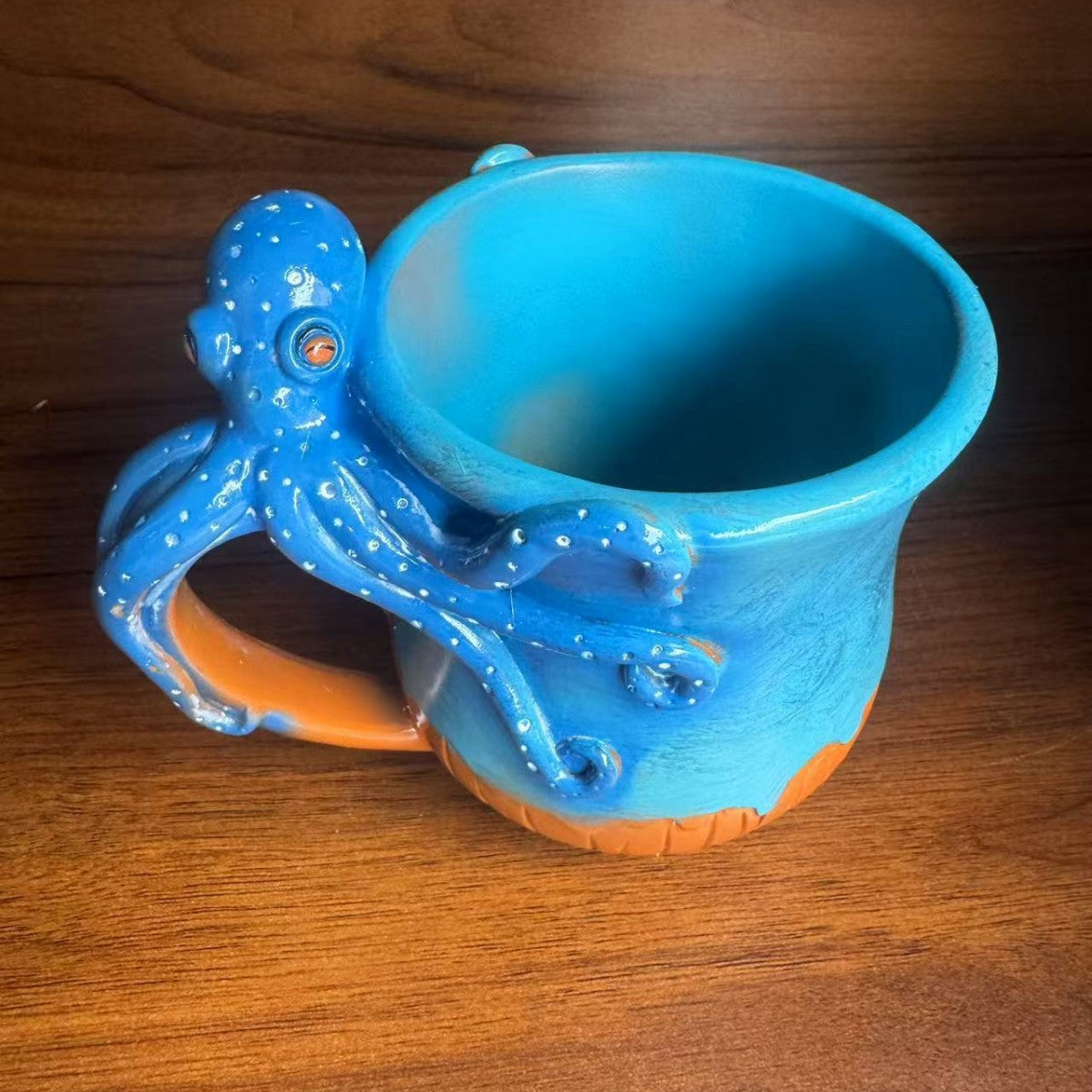 Decorative octopus-Themed Mug Bowlift — product view 7