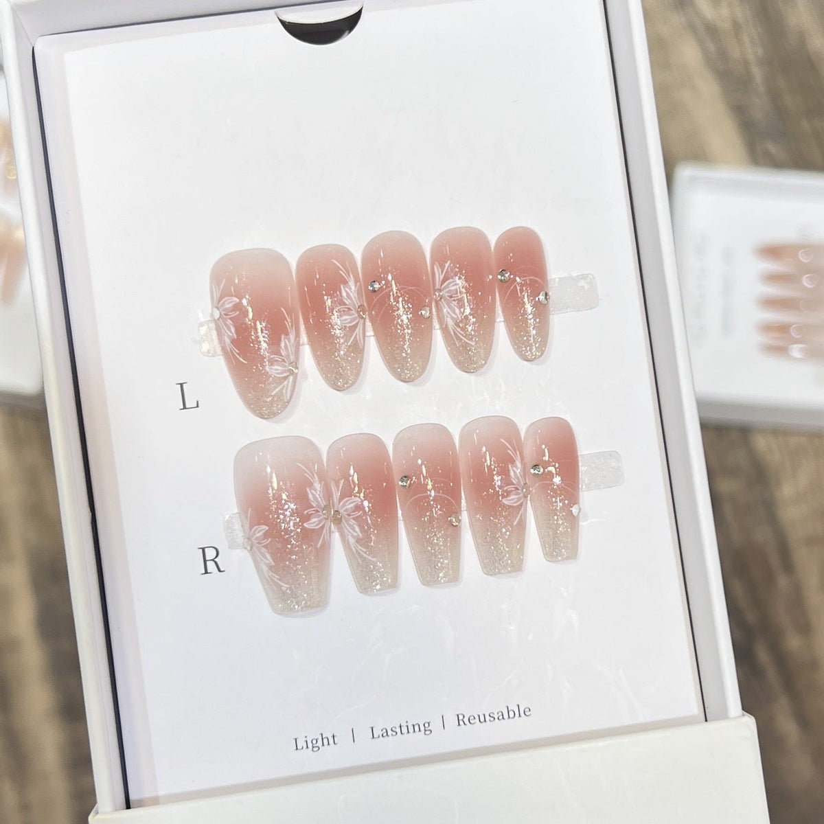 Elegant Reusable Press-On Nail Art Set — product view 6