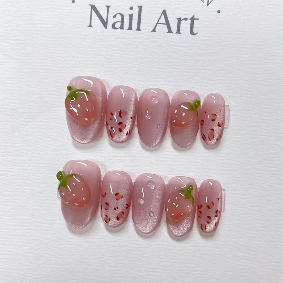 Artistic Fruit-Inspired Press-On Nail Set — product view 2