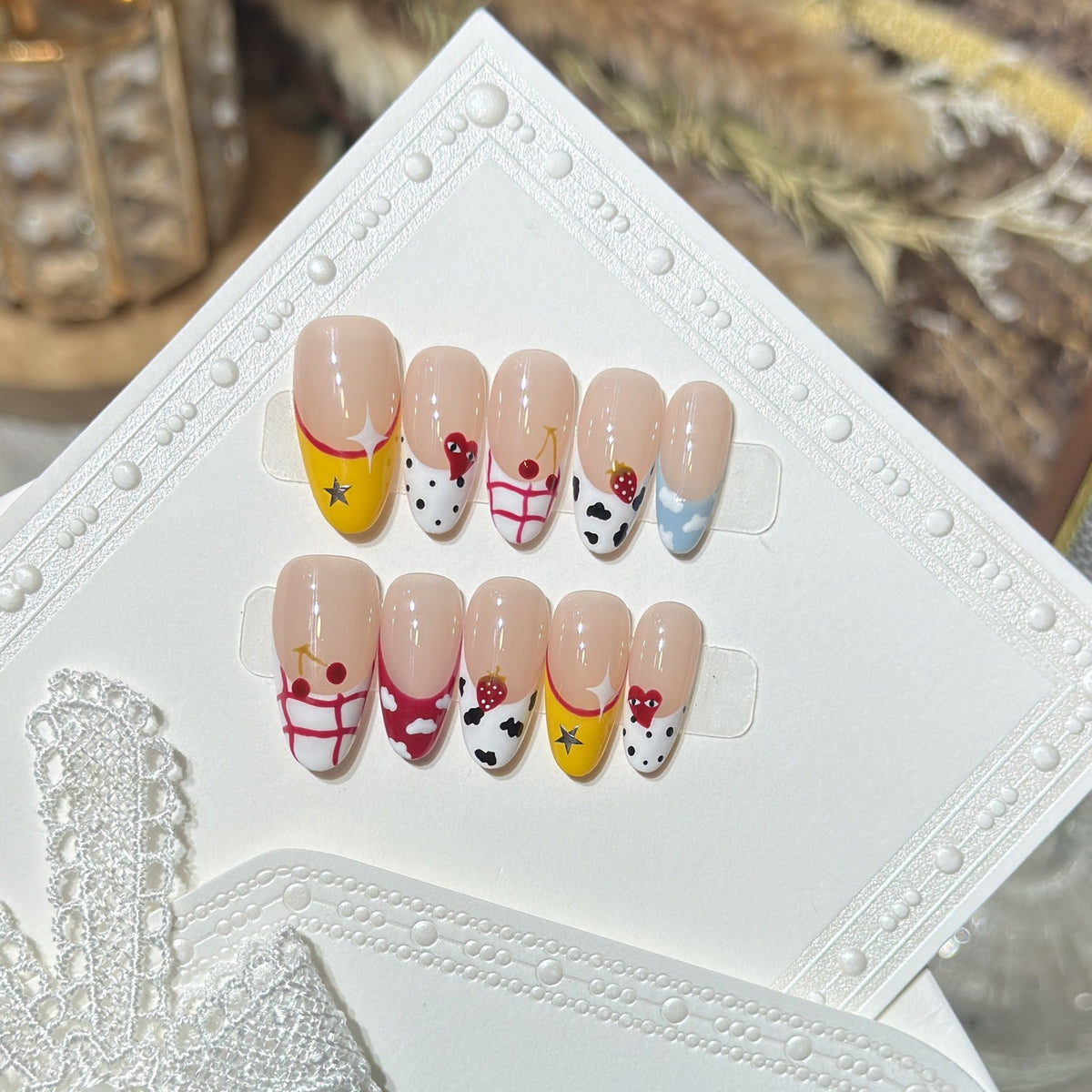 Creative Hand-Painted Nail Design Set — product view 4