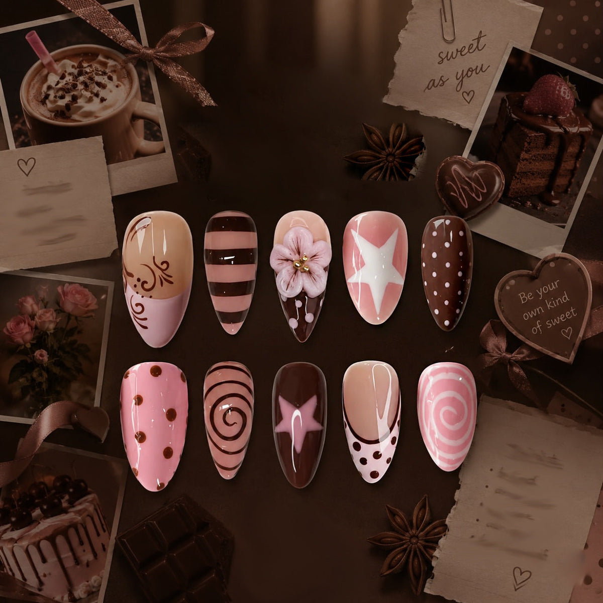 Creative Nail Art Press-On Set — product view 2