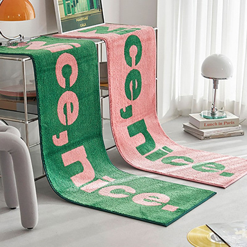 Decorative Phrase Bath Mat Bowlift — product view 4