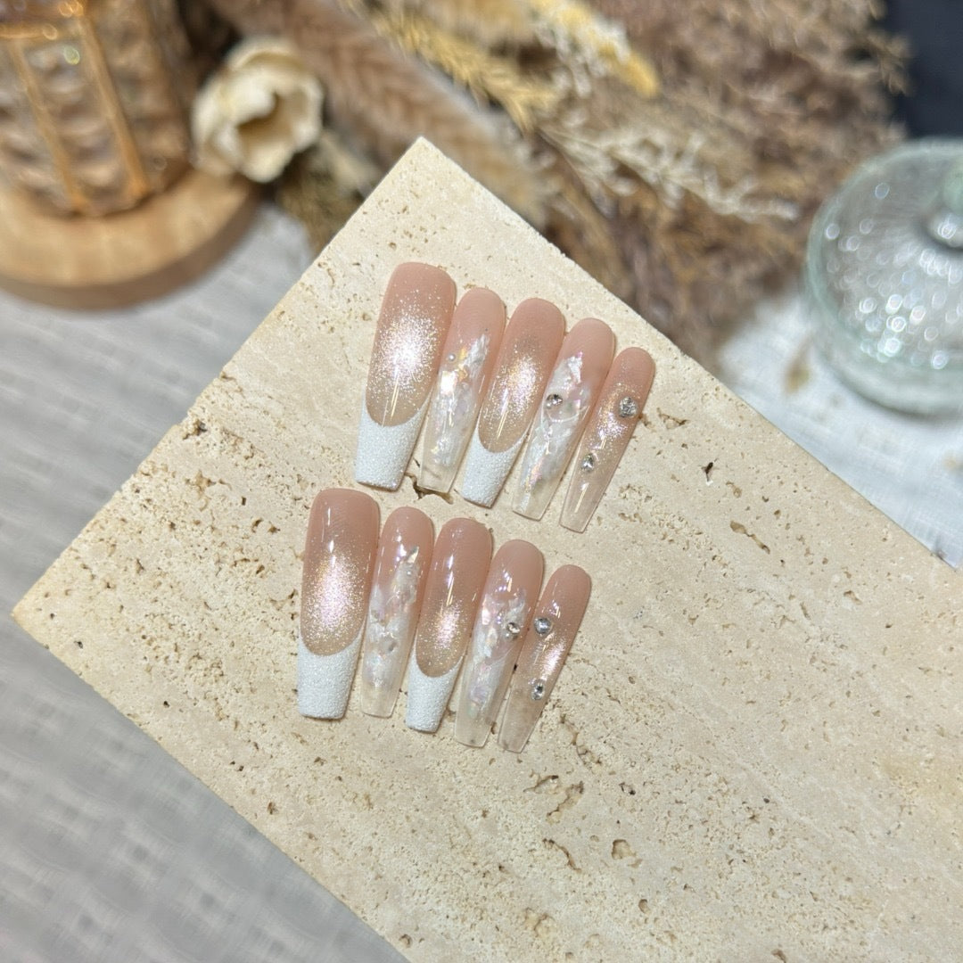 Floral-Inspired Acrylic Press-On Nails — product view 1