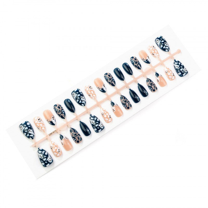 Artistic Press-On Nail Set with Unique Patterns — product view 6
