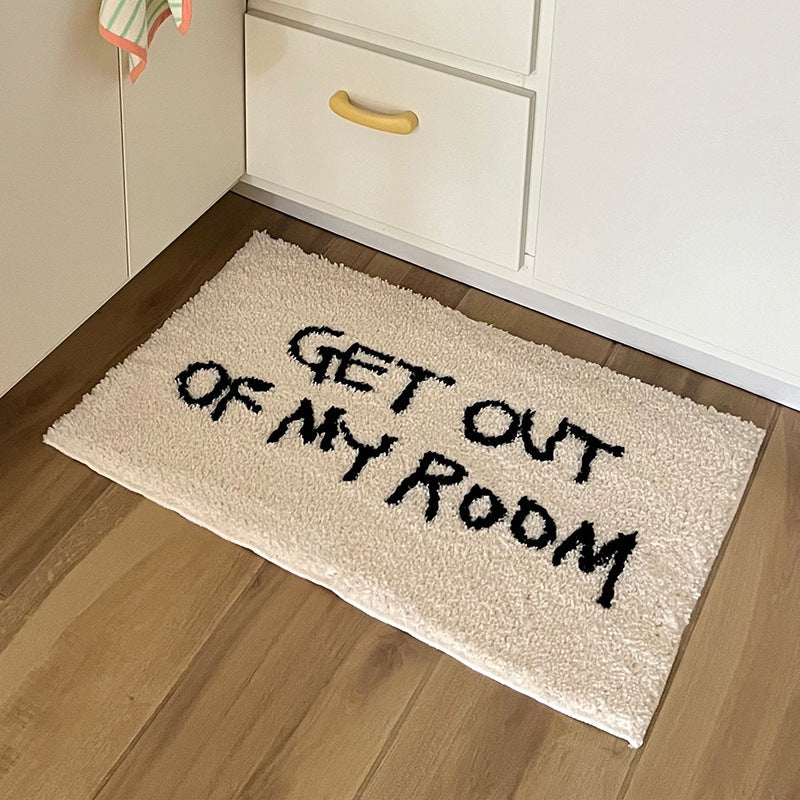 Funny Text Bath Mat Bowlift — product view 4