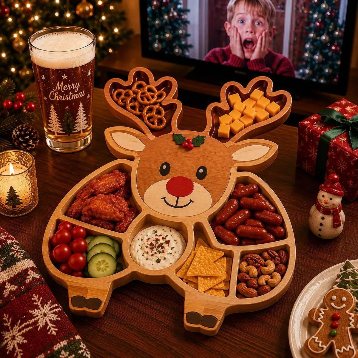 Christmas Tree Serving Platter Bowlift — product view 3