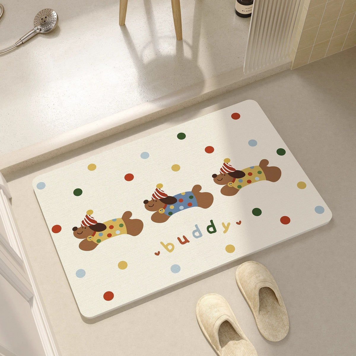Cute Animal-Themed Bathroom Mat Bowlift — product view 7