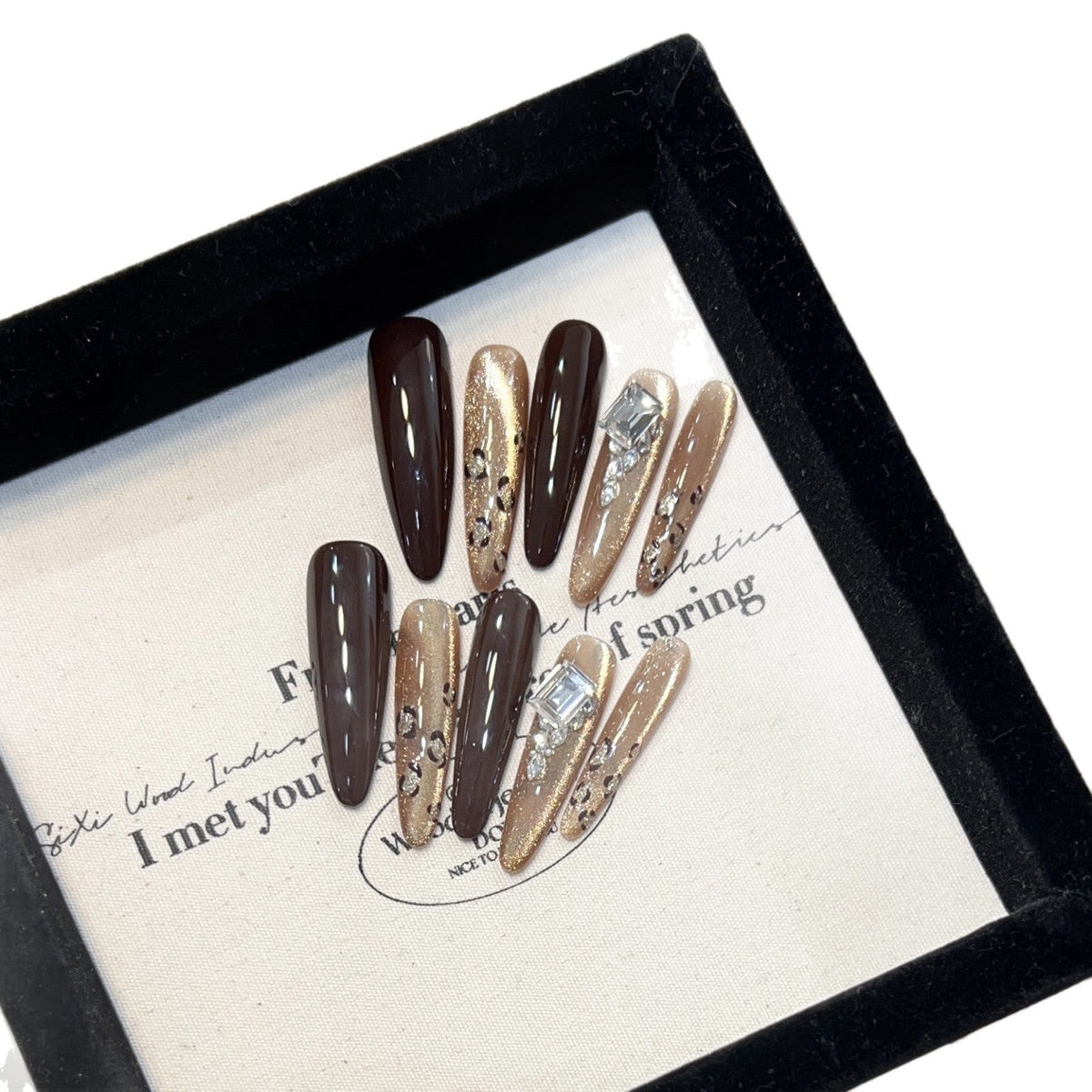 Glamorous Long Stiletto Press-On Nails — product view 4