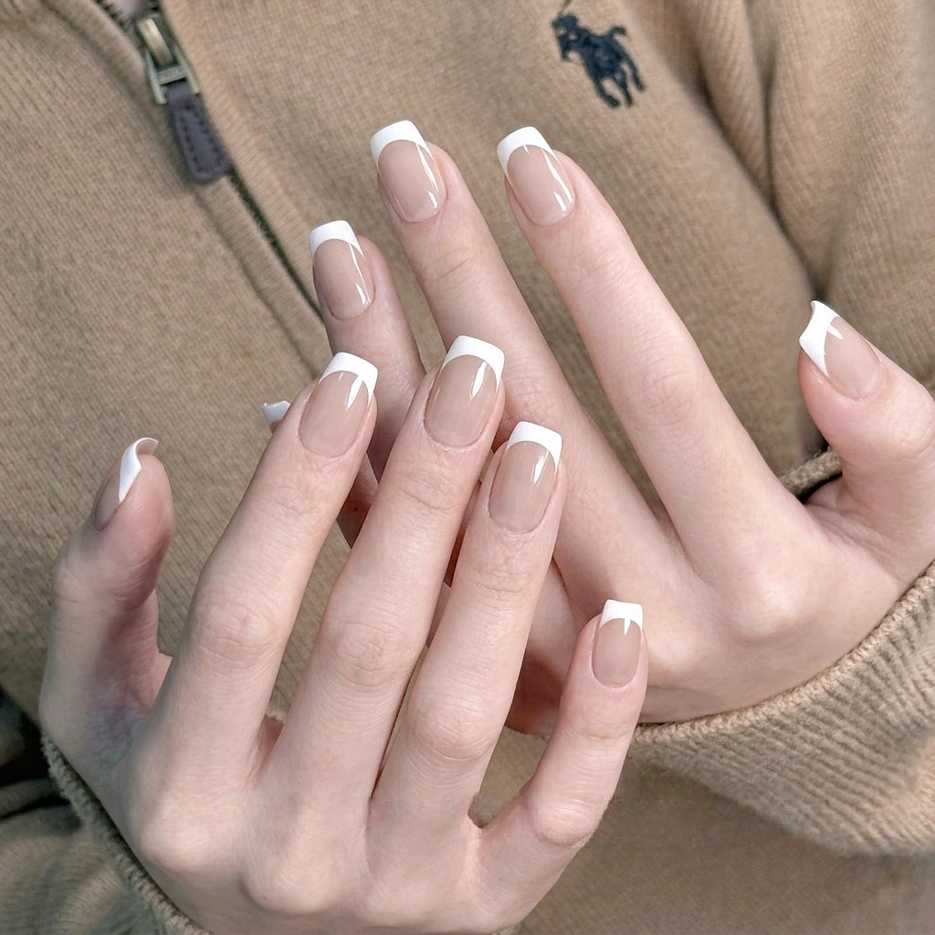 French Tip Press-On Nails — product view 1