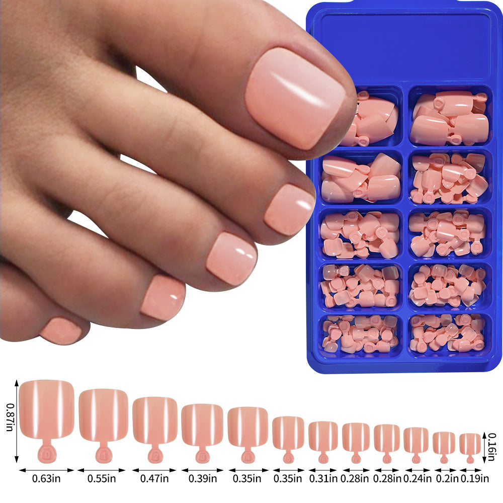 Full Coverage Gel Toe Nail Tips Set — product view 6