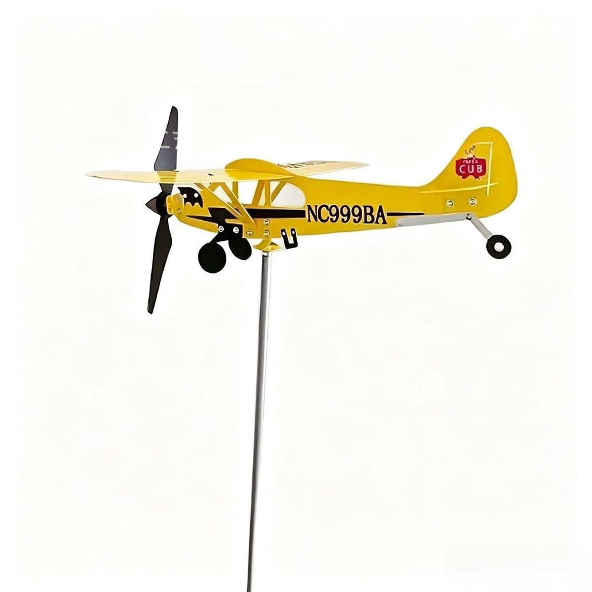 Decorative Airplane Garden Stake Bowlift — product view 5