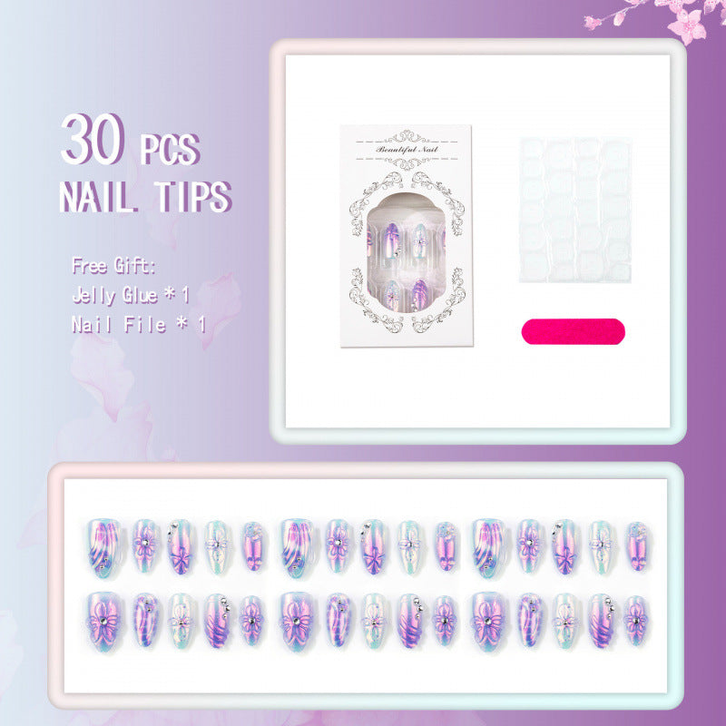 Decorative Floral Press-On Nails 1790736469 — product view 4