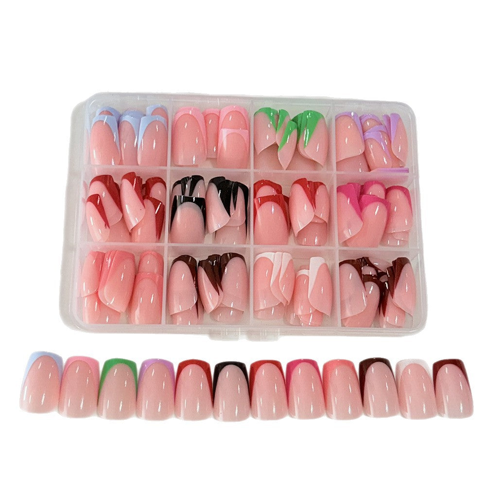 Customizable Full Cover Press-On Nail Tips Set — product view 5