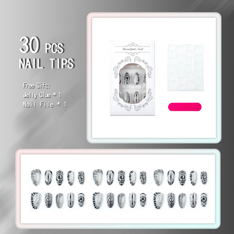 Artistic Gothic-Inspired Press-On Nail Set — product view 3