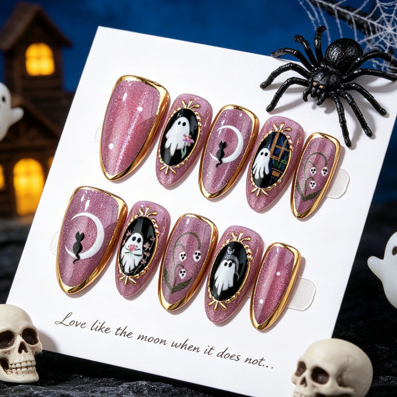 Artistic Halloween-Themed Press-On Nails — product view 2