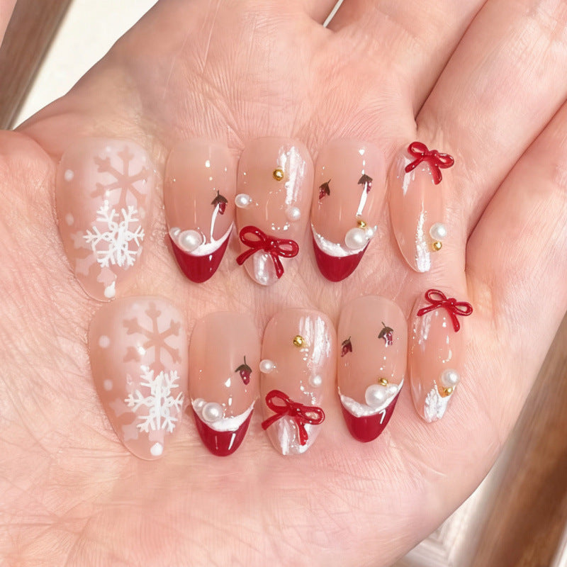 Festive Holiday-Inspired Press-On Nail Art — product view 1
