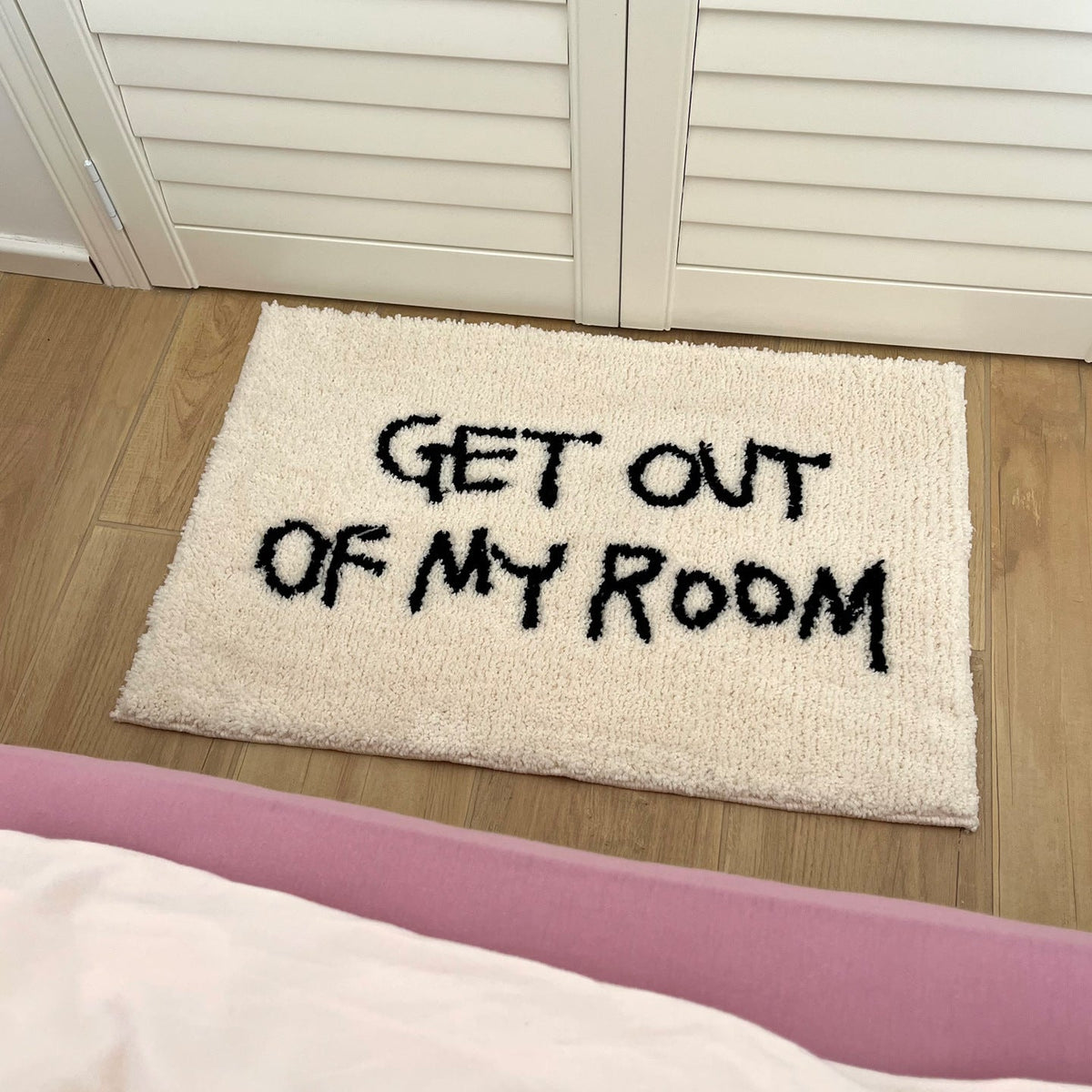 Funny Text Bath Mat Bowlift — product view 3