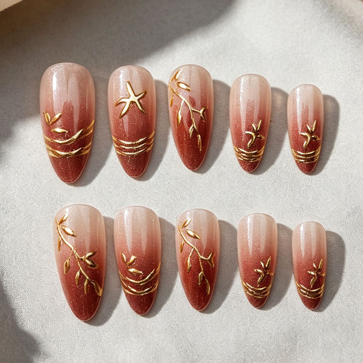 Elegant Press-On Nail Art Set — product view 1