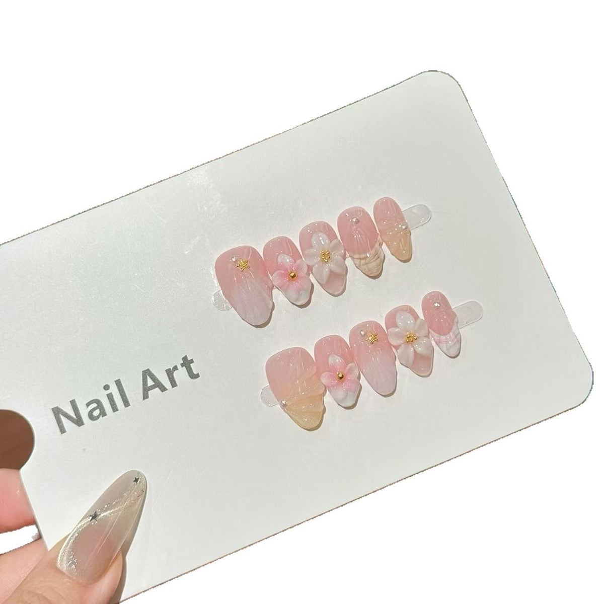 Floral Art Press-On Nail Set — product view 4