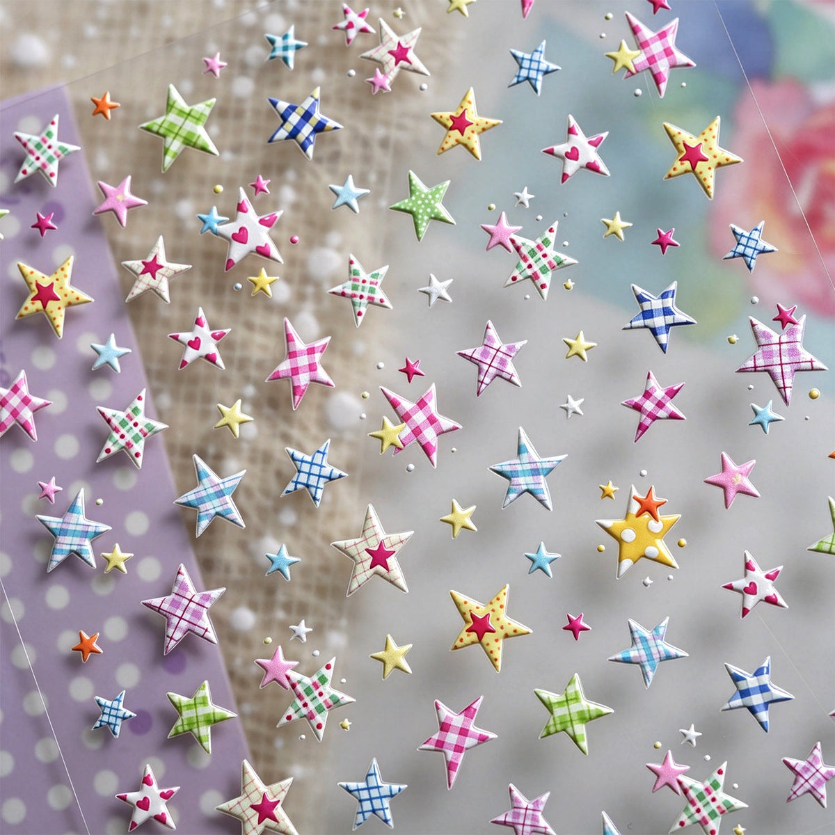Decorative Star Nail Art Stickers — product view 4