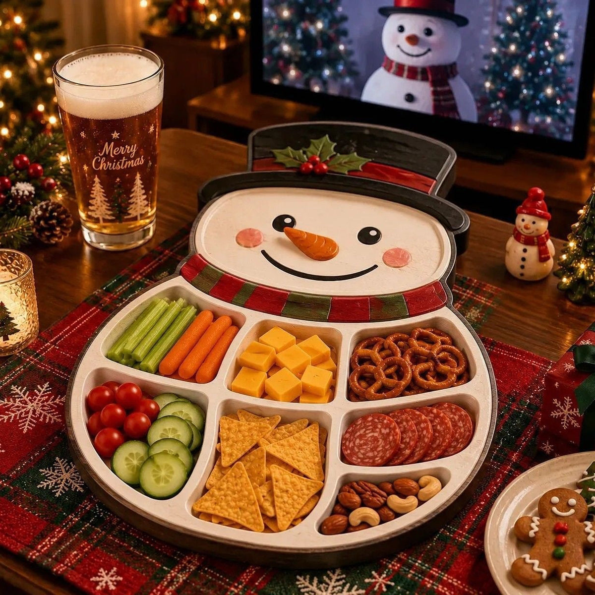 Christmas Tree Serving Platter Bowlift — product view 1
