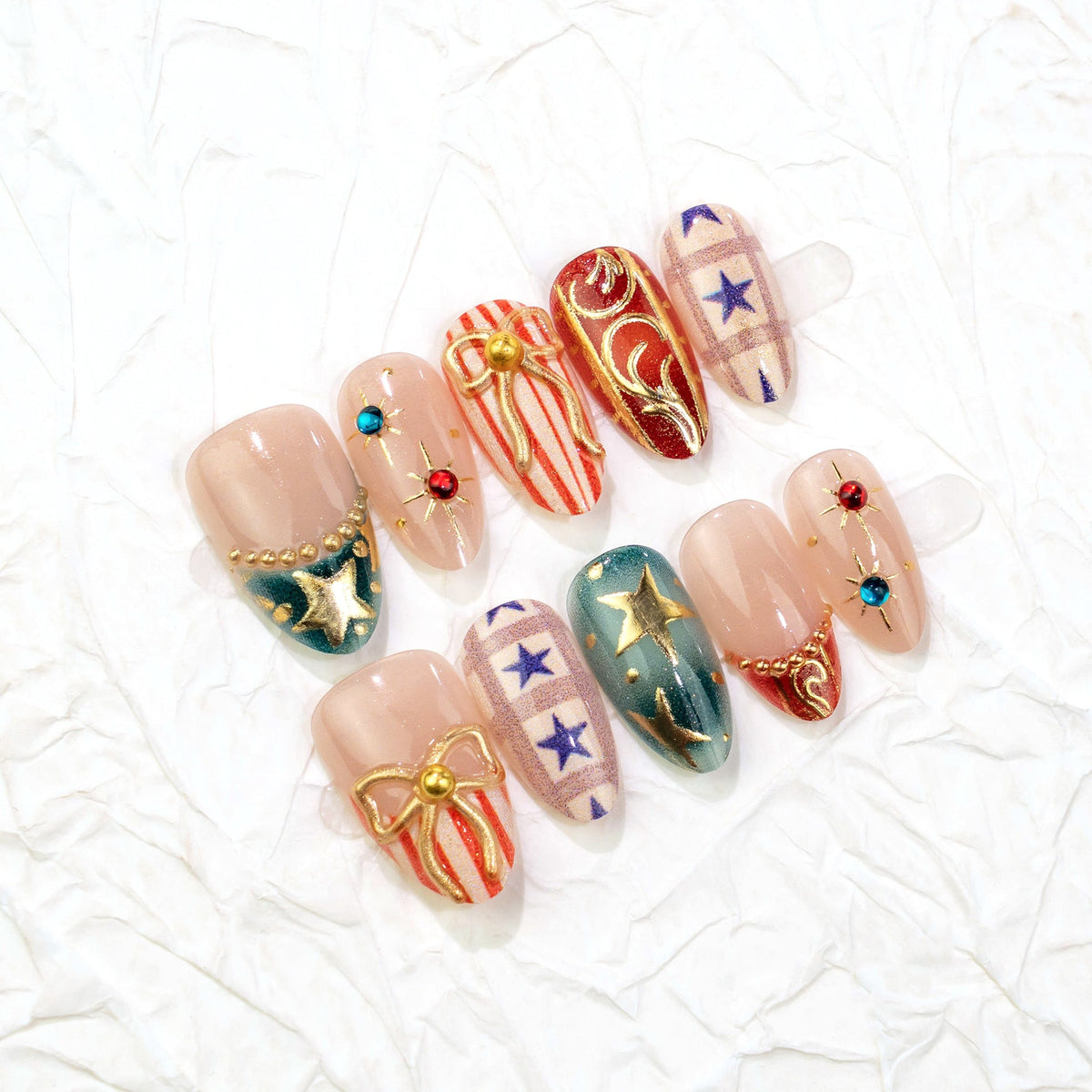 Creative Themed Press-On Nail Set — product view 2