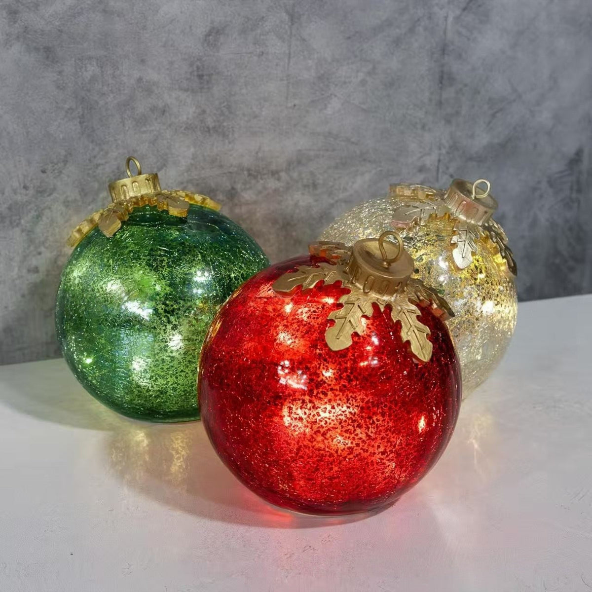 Decorative LED Christmas Ornaments Bowlift — product view 2