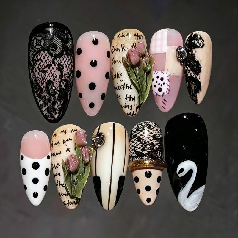Decorative Artistic Press-On Nails — product view 1