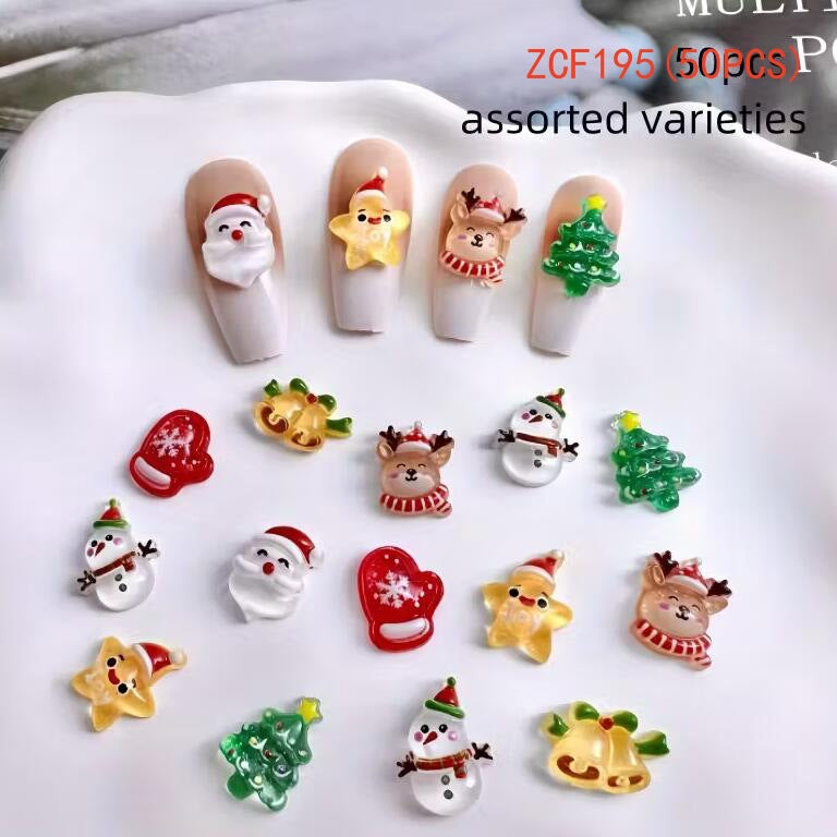 Festive Themed Nail Art Charms — product view 2