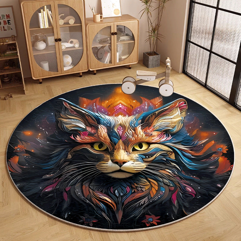 Artistic Round Area Rug Bowlift — product view 1