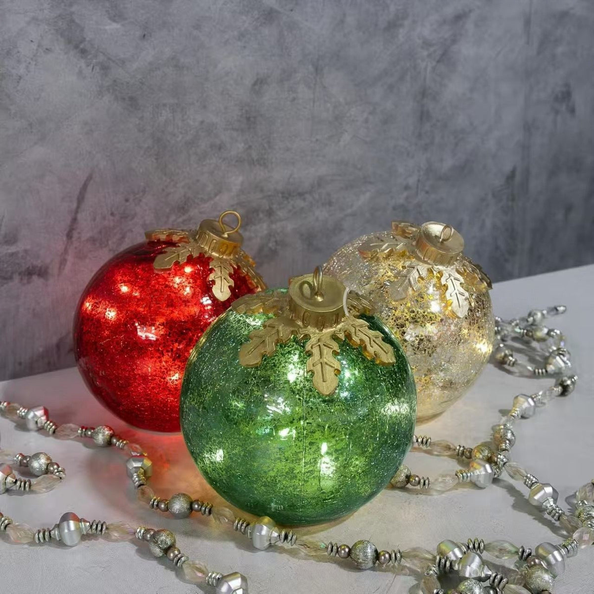 Decorative LED Christmas Ornaments Bowlift — product view 1