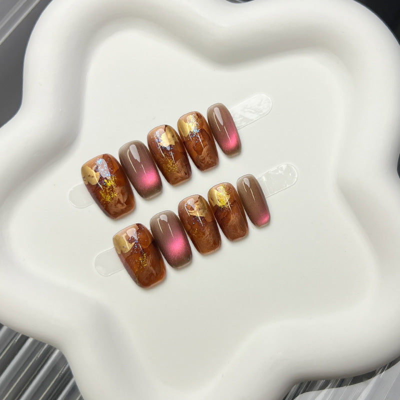 Artistic Gradient Press-On Nail Tips — product view 3