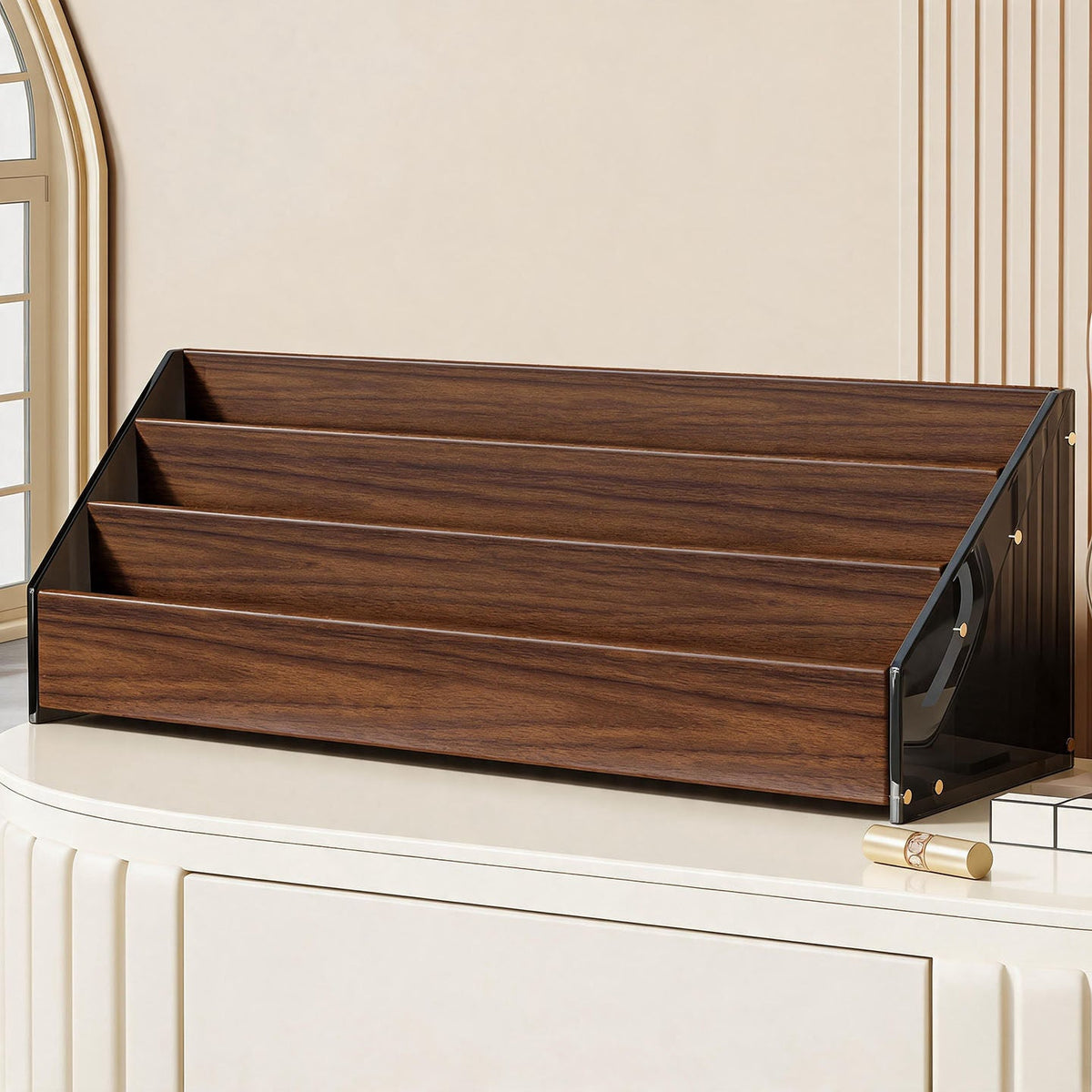 Angled Tiered Vanity Makeup Organizer — product view 1