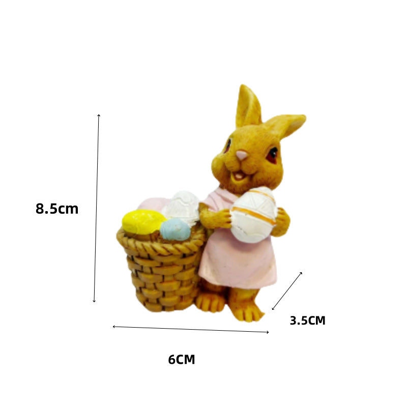 Decorative Easter Bunny Figurine Bowlift — product view 7