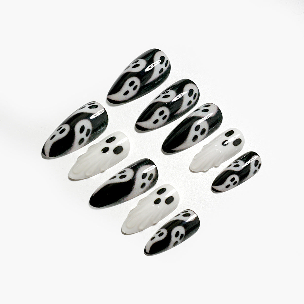 Ghost-Themed Press-On Nail Art — product view 4