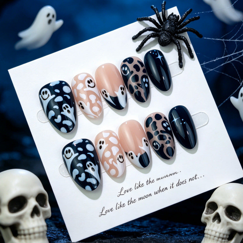 Artistic Press-On Nail Set with Unique Patterns — product view 2