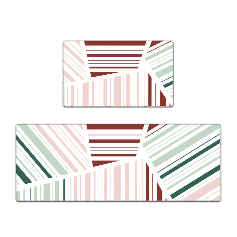 Artistic Geometric Pattern Area Mat Set Bowlift — product view 6