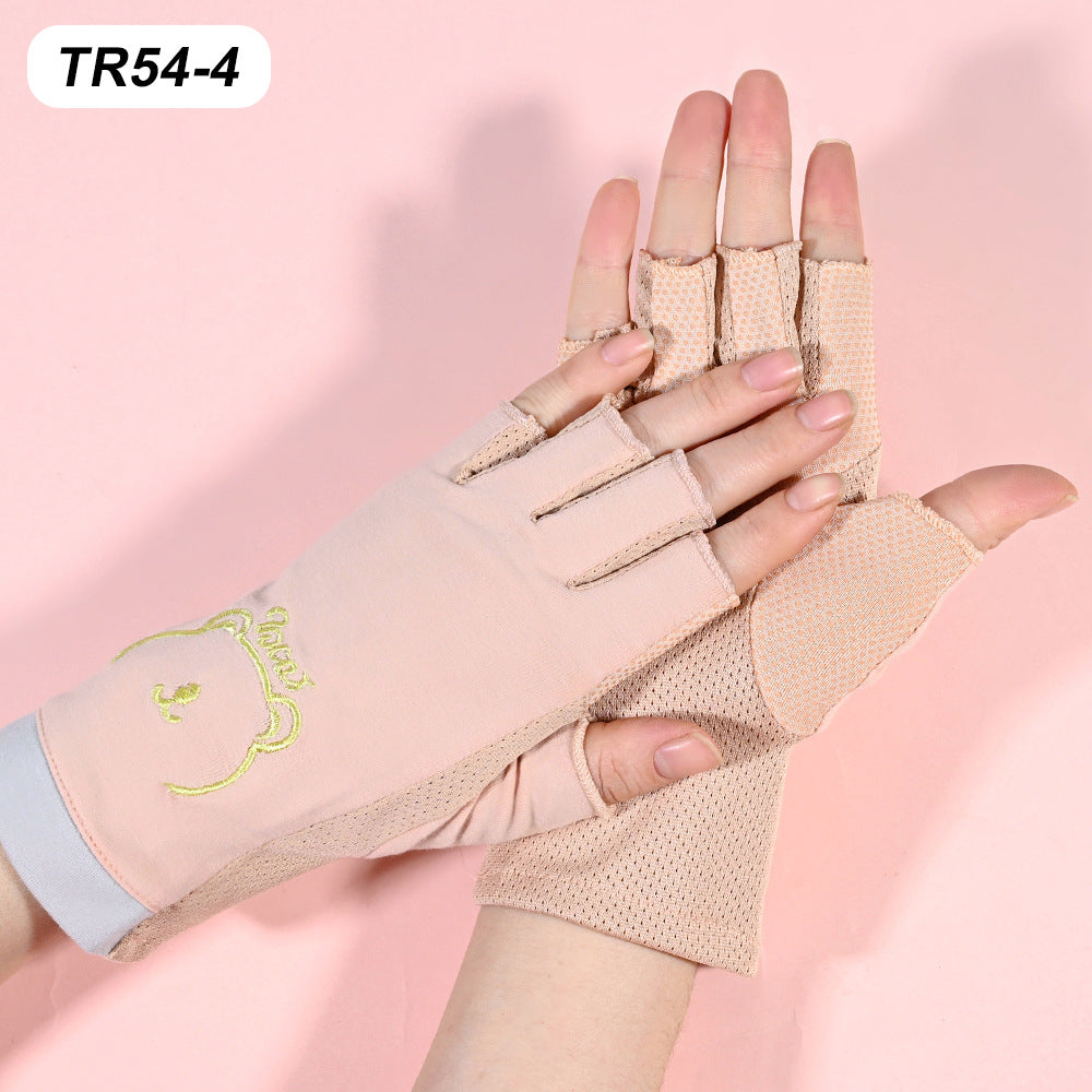Breathable Fingerless Workout Gloves — product view 3