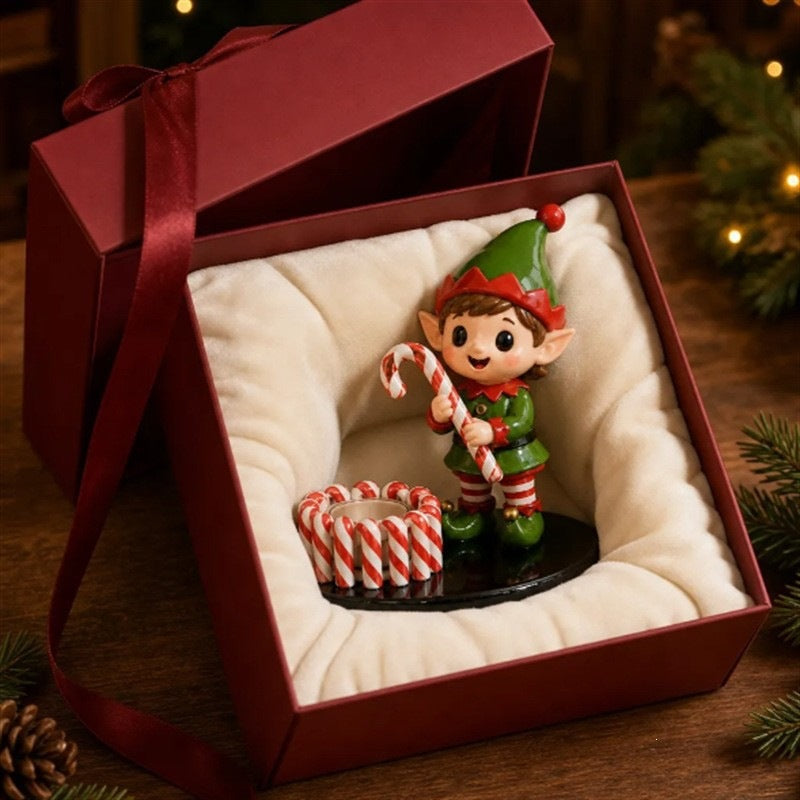 Decorative Christmas Santa Figurine Bowlift — product view 7