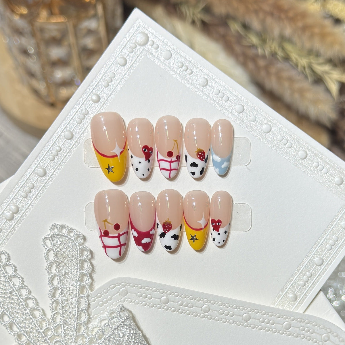Creative Hand-Painted Nail Design Set — product view 1