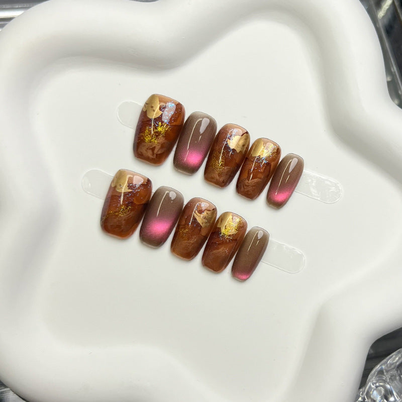 Artistic Gradient Press-On Nail Tips — product view 2