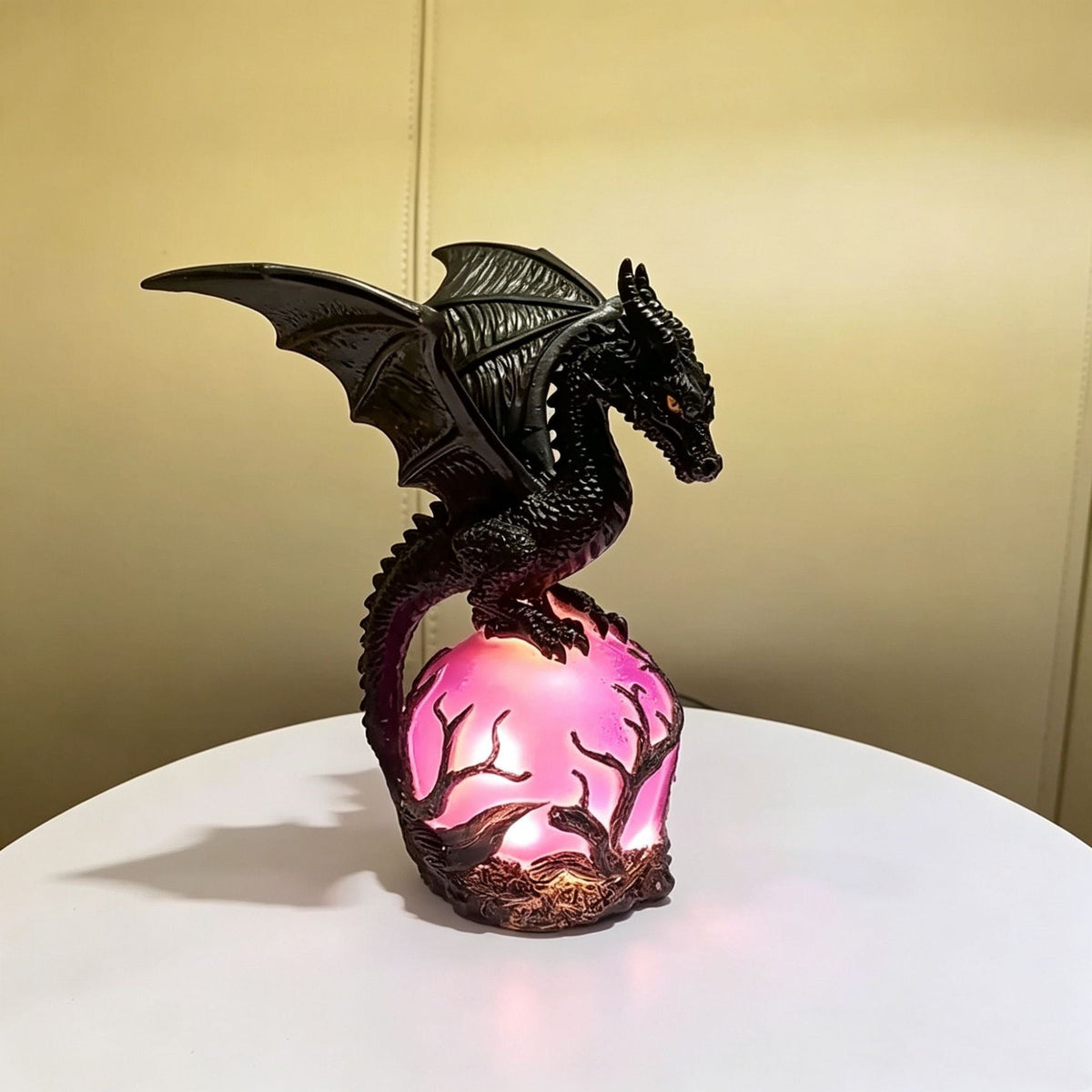 Dragon-Themed Decorative Table Lamp Bowlift — product view 6