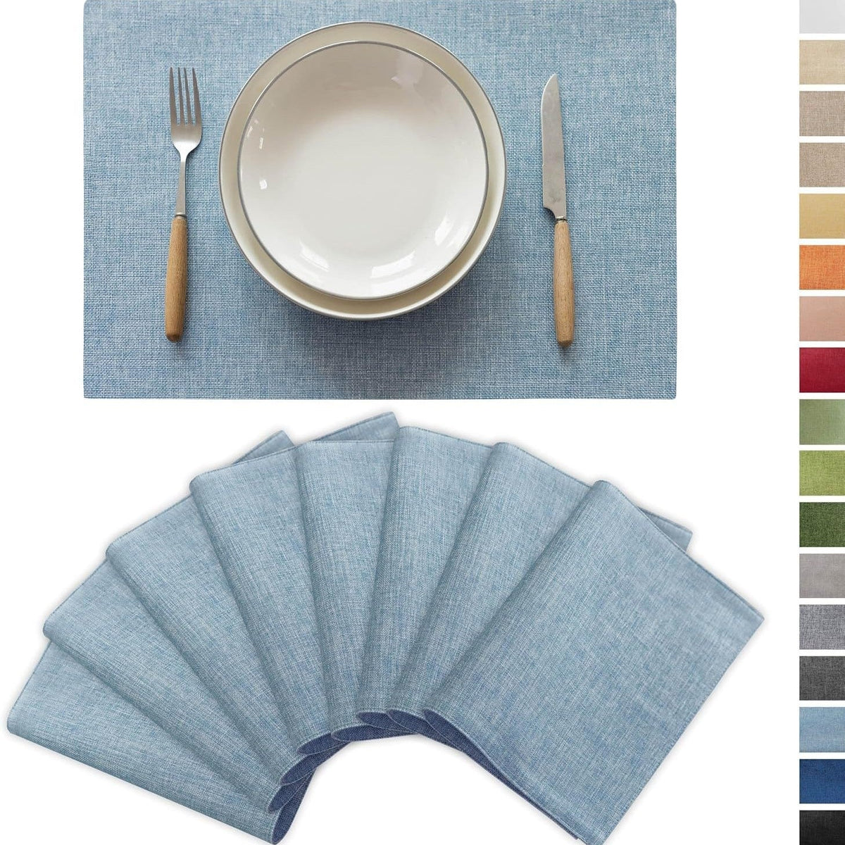 Elegant Dining Table Placemat Bowlift — product view 4