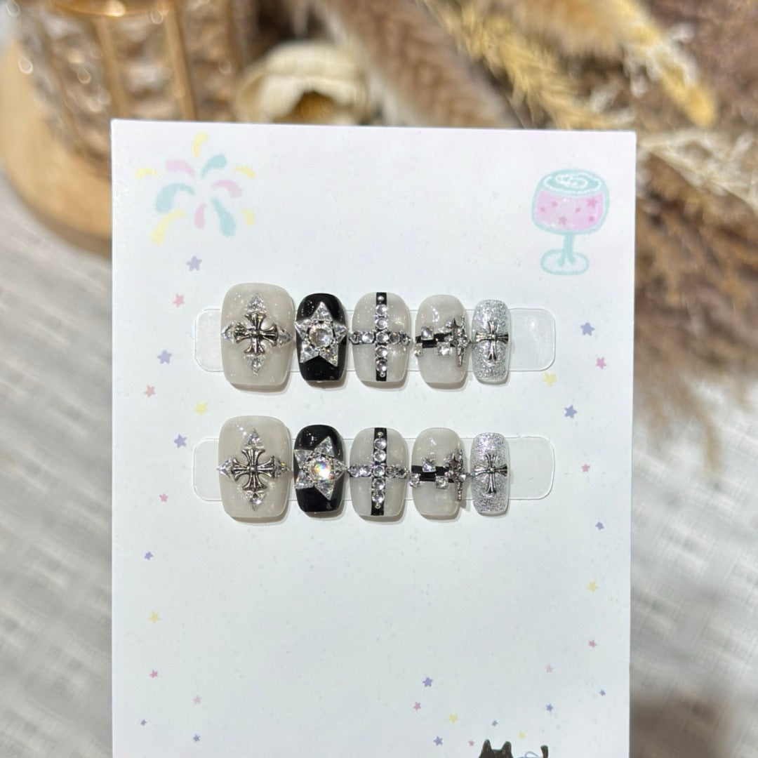 Decorative Rhinestone Nail Art Set — product view 1
