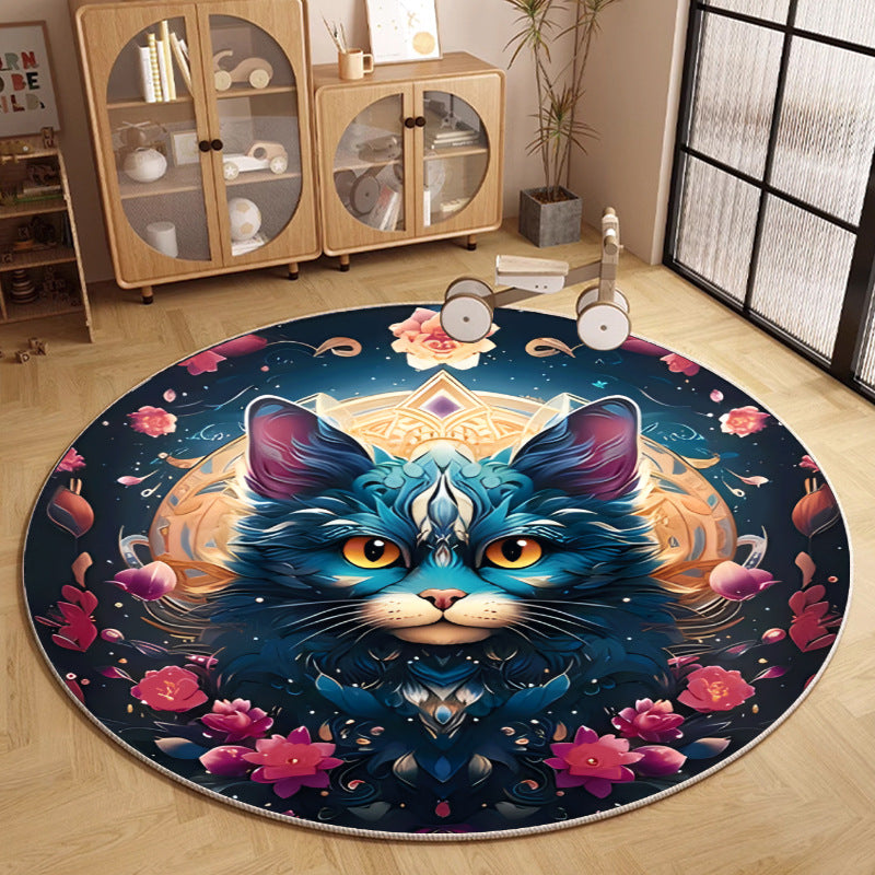 Artistic Round Area Rug Bowlift — product view 6
